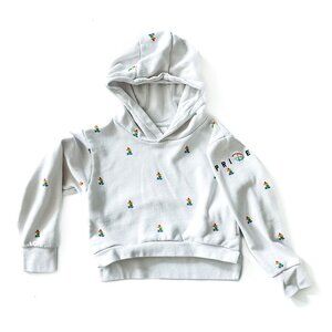 Disney Rainbow Pride Pull On Cropped Sweatshirt